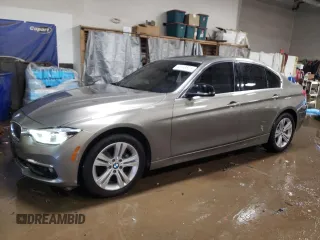 2017 BMW 3 Series 330i xDrive with VIN WBA8D9G31HNU61439, listed as a Copart auction lot 46158625 with 53,270 mi miles and Salvage Title. Bid and sale history available at carsss.com. Image 1.