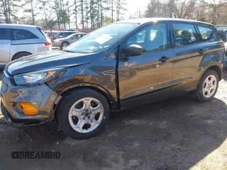 2018 Ford Escape S with VIN 1FMCU0F77JUA84538, listed as a IAAI auction lot 41611602 with 28,284 mi miles and . Bid and sale history available at carsss.com. Image 2.
