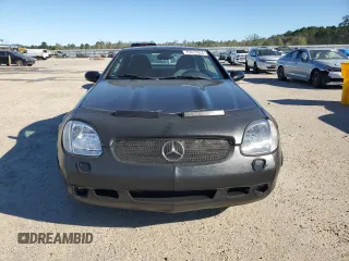 1999 Mercedes-Benz SLK-Class with VIN WDBKK47F4XF129689, listed as a Copart auction lot 75311624 with 54,923 mi miles and Salvage Title. Bid and sale history available at carsss.com. Image 5.