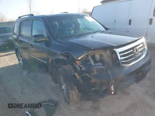 2013 Honda Pilot Touring with VIN 5FNYF4H96DB006582, listed as a IAAI auction lot 41722386 with 220,354 mi miles and . Bid and sale history available at DreamBid. Image 1.