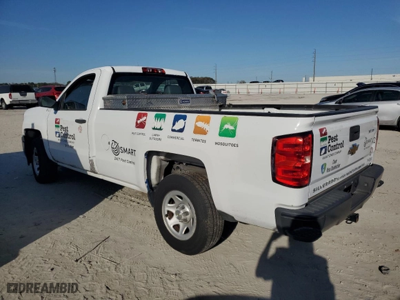 2015 Chevrolet Silverado 1500 Work Truck with VIN 1GCNCPEH7FZ385758, listed as a Copart auction lot 48263225 with 0 mi miles and Clean Title. Bid and sale history available at carsss.com. Image 2.
