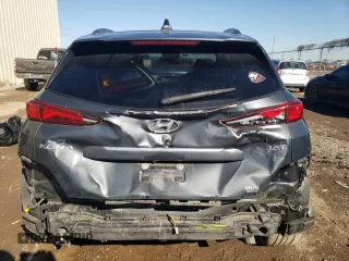 2019 Hyundai Kona Limited with VIN KM8K33A53KU363475, listed as a Copart auction lot 42014605 with 54,968 mi miles and Salvage Title. Bid and sale history available at carsss.com. Image 6.