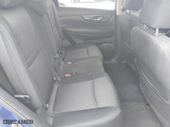 2017 Nissan Rogue SV with VIN KNMAT2MT6HP510531, listed as a IAAI auction lot 41475988 with 128346 miles. Bid and sale history available at carsss.com. Image 8.