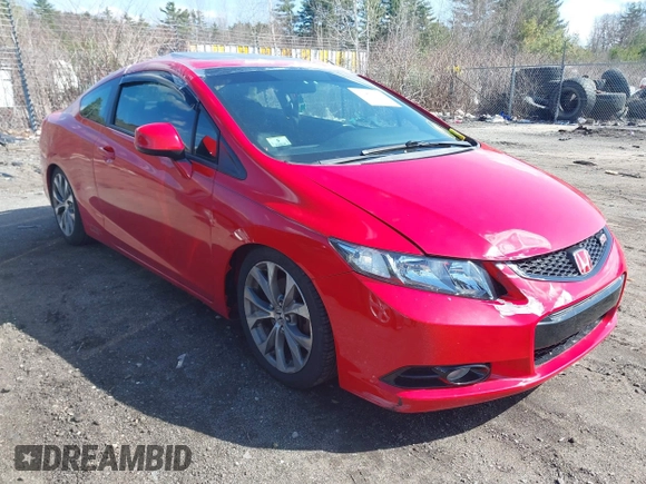 2012 Honda Civic Cpe Si with VIN 2HGFG4A50CH702019, listed as a IAAI auction lot 42060231 with 80,172 mi miles. Bid and sale history available at carsss.com. Image 1.