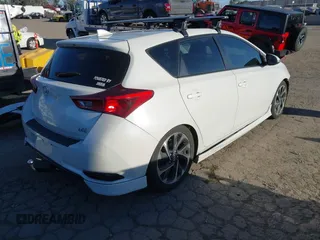 2016 Scion iM with VIN JTNKARJE6GJ500765, listed as a IAAI auction lot 41701644 with 86,608 mi miles. Bid and sale history available at carsss.com. Image 4.