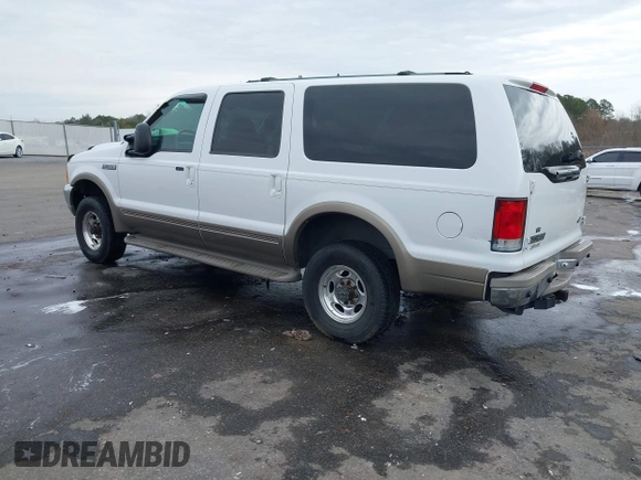 2000 Ford Excursion Limited with VIN 1FMNU43S0YEC77191, listed as a IAAI auction lot 41593538 with 207,847 mi miles and . Bid and sale history available at DreamBid. Image 3.