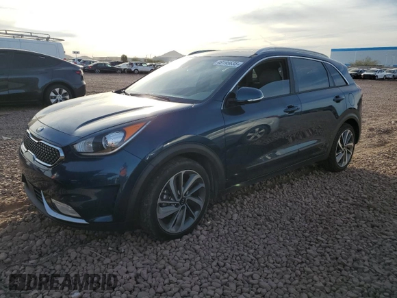 2017 Kia Niro Touring with VIN KNDCE3LC4H5051036, listed as a Copart auction lot 46195635 with 75,971 mi miles and Clean Title. Bid and sale history available at carsss.com. Image 1.