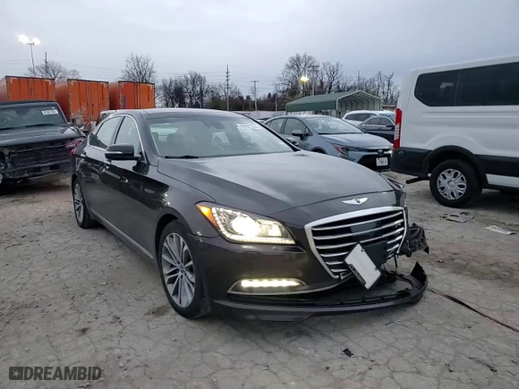 2016 Hyundai Genesis 3.8L with VIN KMHGN4JE9GU125823, listed as a Copart auction lot 86921224 with 58,950 mi miles and Salvage Title. Bid and sale history available at carsss.com. Image 10.