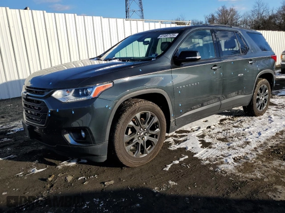 2019 Chevrolet Traverse RS with VIN 1GNEVJKW9KJ252218, listed as a Copart auction lot 41497125 with 56,342 mi miles and Salvage Title. Bid and sale history available at carsss.com. Image 1.