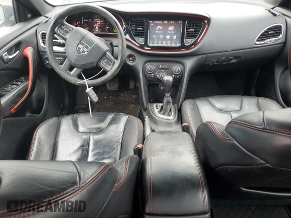 2016 Dodge Dart GT with VIN 1C3CDFEB9GD551162, listed as a Copart auction lot 43546695 with 89,587 mi miles and Clean Title. Bid and sale history available at carsss.com. Image 8.