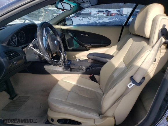 2008 BMW 6 Series 650i with VIN WBAEB53558CX62591, listed as a Copart auction lot 89364965 with 102,347 mi miles and Salvage Title. Bid and sale history available at carsss.com. Image 7.