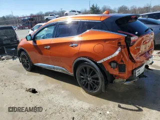 2020 Nissan Murano Platinum z VIN 5N1AZ2DS7LN103940, wystawiony jako Copart lot #46650505 z przebiegiem 43 564 mil mil oraz Szkody całkowita. Historia ofert i sprzedaży dostępna na DreamBid. Obrazek 2.