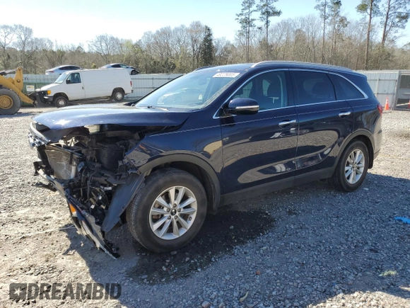 2020 Kia Sorento LX with VIN 5XYPG4A37LG671559, listed as a Copart auction lot 49225005 with 56,023 mi miles and Salvage Title. Bid and sale history available at DreamBid. Image 1.