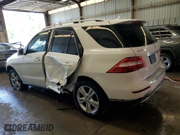 2015 Mercedes-Benz M 350 with VIN 4JGDA5HB8FA582087, listed as a Copart auction lot 62895635 with 95,928 mi miles and Salvage title. Bid and sale history available at DreamBid. Image 2.
