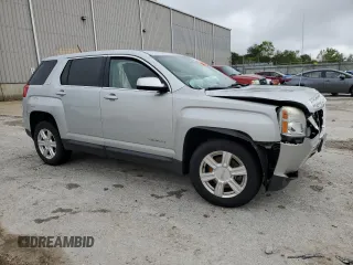 2014 GMC Terrain SLE with VIN 2GKALMEK3E6358791, listed as a Copart auction lot 73153154 with Not Provided miles and Salvage Title. Bid and sale history available at DreamBid. Image 4.