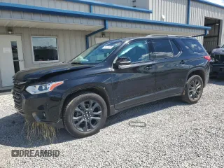 2021 Chevrolet Traverse RS with VIN 1GNEVJKW8MJ264427, listed as a Copart auction lot 55774235 with 86,967 mi miles and Salvage title. Bid and sale history available at DreamBid. Image 1.