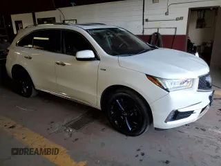 2017 Acura MDX Sport Hybrid w/Advance Pkg with VIN 5FRYD7H7XHB000634, listed as a Copart auction lot 68589073 with 86,086 mi miles. Bid and sale history available at carsss.com. Image 4.
