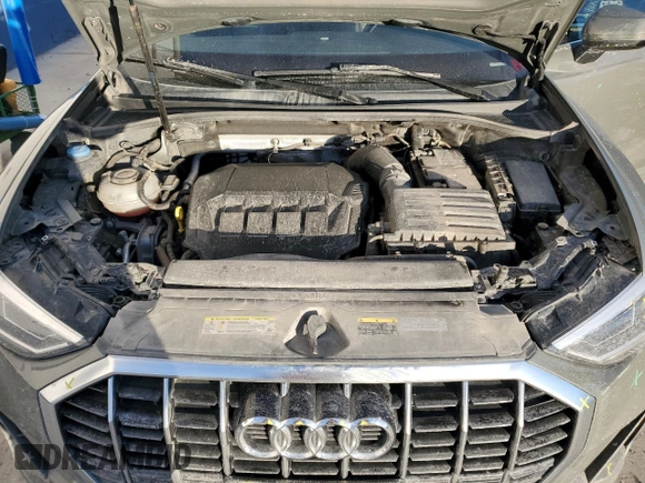 2020 Audi Q3 S line Premium Plus with VIN WA1EECF33L1004479, listed as a Copart auction lot 41704975 with 83,429 mi miles and Salvage title. Bid and sale history available at DreamBid. Image 12.