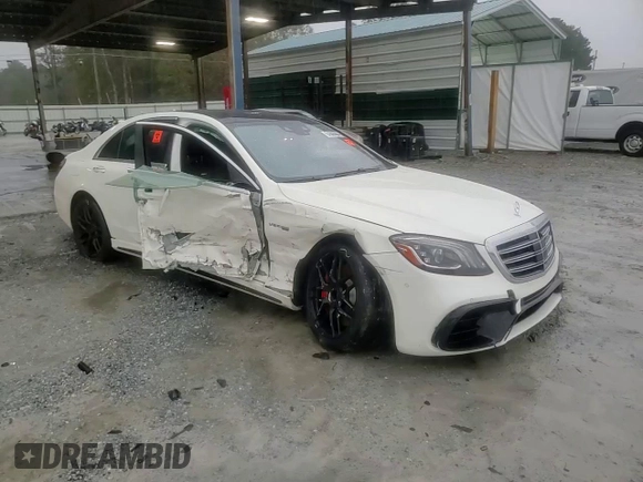 2018 Mercedes-Benz S 63 AMG with VIN WDDUG8JB2JA343602, listed as a Copart auction lot 84506804 with 103,928 mi miles and Salvage title. Bid and sale history available at DreamBid. Image 11.