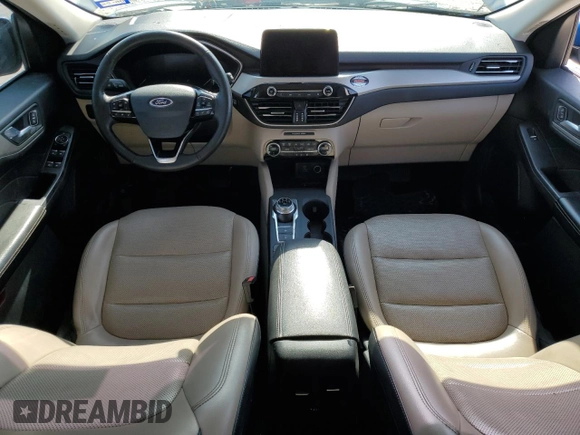 2021 Ford Escape SEL with VIN 1FMCU9H66MUA51351, listed as a Copart auction lot 53449225 with Not provided miles and Salvage title. Bid and sale history available at DreamBid. Image 8.
