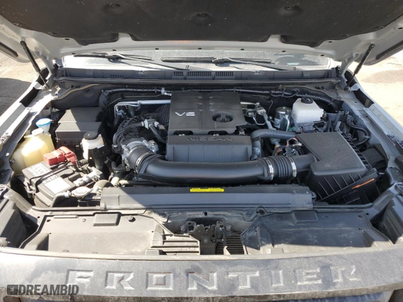 2023 Nissan Frontier PRO-4X with VIN 1N6ED1EK2PN634253, listed as a Copart auction lot 48523695 with 28,138 mi miles and Salvage Title. Bid and sale history available at carsss.com. Image 13.