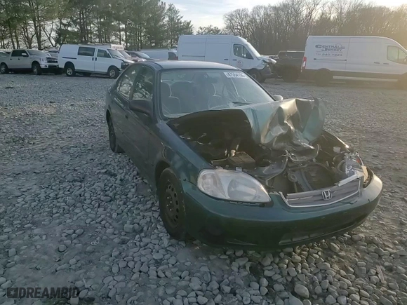 2000 Honda Civic VP with VIN 2HGEJ661XYH597401, listed as a Copart auction lot 47554195 with 156,681 mi miles and Salvage Title. Bid and sale history available at carsss.com. Image 11.