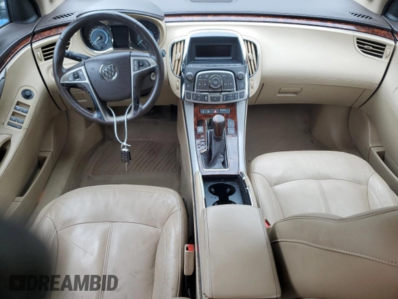 2012 Buick LaCrosse Premium 1 with VIN 1G4GE5E39CF249748, listed as a Copart auction lot 57691445 with 85,558 mi miles and Clean title. Bid and sale history available at DreamBid. Image 8.
