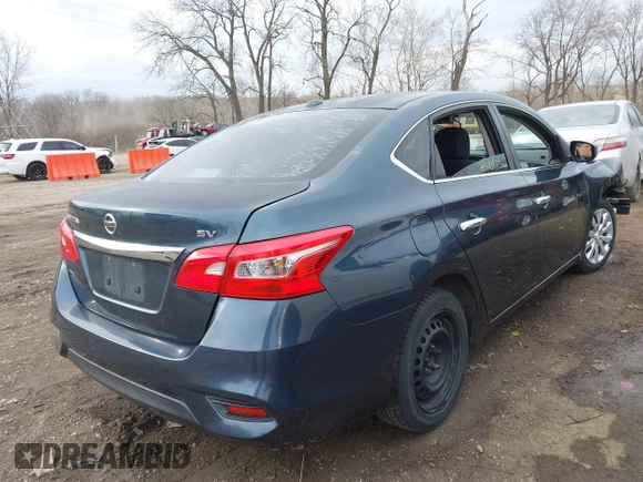 2016 Nissan Sentra S with VIN 3N1AB7AP7GY232147, listed as a IAAI auction lot 41720472 with 169,634 mi miles. Bid and sale history available at carsss.com. Image 4.