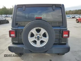 2021 Jeep Wrangler Sport S with VIN 1C4HJXAG8MW872384, listed as a Copart auction lot 87472574 with 49,684 mi miles and Salvage Title. Bid and sale history available at DreamBid. Image 6.