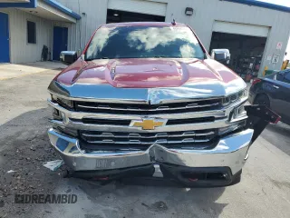 2020 Chevrolet Silverado 1500 LTZ with VIN 1GCUYGELXLZ153782, listed as a Copart auction lot 46898005 with 87,331 mi miles and Non Repairable. Bid and sale history available at DreamBid. Image 5.