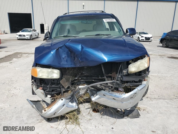 2002 GMC Yukon SLT with VIN 1GKEC13Z02R302548, listed as a Copart auction lot 74178344 with 120,174 mi miles and Salvage Title. Bid and sale history available at carsss.com. Image 5.