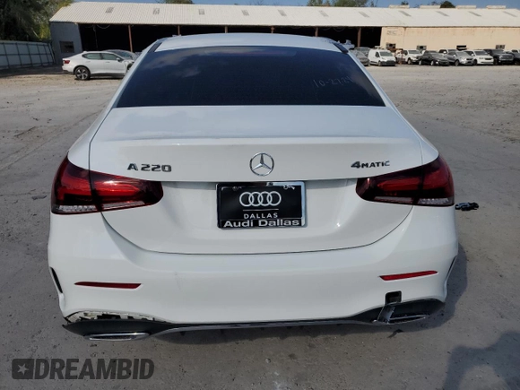 2022 Mercedes-Benz A 220 with VIN W1K3G4FB9NJ366958, listed as a Copart auction lot 79214284 with Not provided miles and Salvage title. Bid and sale history available at DreamBid. Image 6.