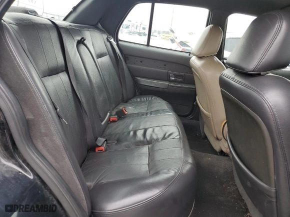 2005 Mercury Grand Marquis LS Premium with VIN 2MEFM75W25X627343, listed as a Copart auction lot 52307095 with 213,331 mi miles and Clean Title. Bid and sale history available at carsss.com. Image 10.