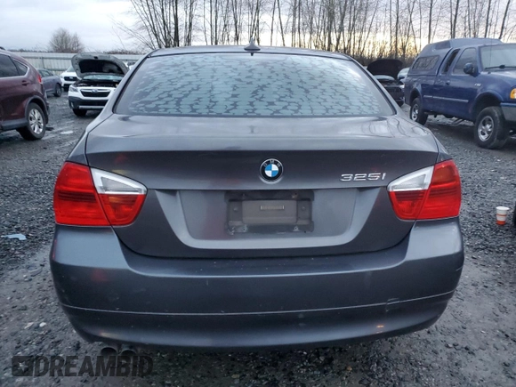 2006 BMW 3 Series 325i with VIN WBAVB17596NK30684, listed as a Copart auction lot 86890384 with Not Provided miles and Clean Title. Bid and sale history available at DreamBid. Image 6.