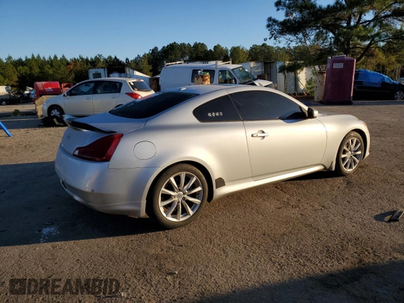 2013 Infiniti G37 IPL with VIN JN1CV6EK1DM922967, listed as a Copart auction lot 79968344 with Not Provided miles and Salvage Title. Bid and sale history available at carsss.com. Image 3.