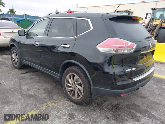 2014 Nissan Rogue SV with VIN 5N1AT2MV9EC775640, listed as a IAAI auction lot 41335425 with 84,424 mi miles and . Bid and sale history available at carsss.com. Image 3.