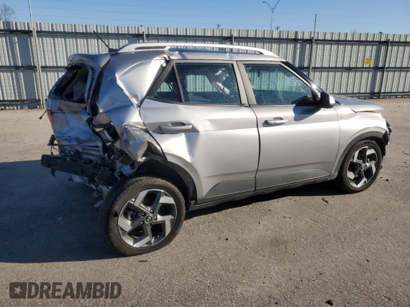 2024 Hyundai Venue SEL with VIN KMHRC8A34RU280089, listed as a Copart auction lot 41864865 with 18,872 mi miles and Salvage Title. Bid and sale history available at DreamBid. Image 3.