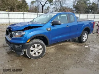 2020 Ford Ranger XL with VIN 1FTER1FH1LLA87604, listed as a Copart auction lot 42092535 with 15,414 mi miles and Salvage Title. Bid and sale history available at carsss.com. Image 1.