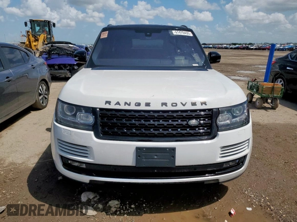 2016 Land Rover Range Rover HSE with VIN SALGS2KF0GA259817, listed as a Copart auction lot 61470455 with 56,177 mi miles and Clean title. Bid and sale history available at DreamBid. Image 5.