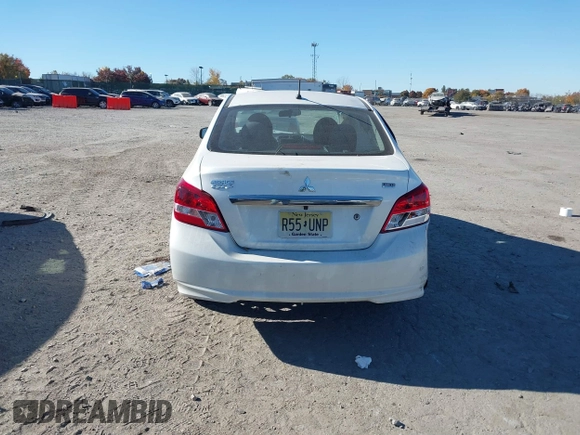 2020 Mitsubishi Mirage G4 SE with VIN ML32F4FJ5LHF09981, listed as a IAAI auction lot 40690403 with Not Provided miles. Bid and sale history available at carsss.com. Image 16.