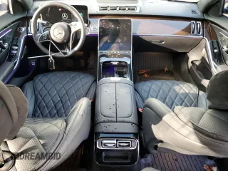 2023 Mercedes-Benz S-Class S 580 with VIN W1K6G7GB3PA200614, listed as a Copart auction lot 83453414 with 15,481 mi miles and Salvage Title. Bid and sale history available at carsss.com. Image 8.
