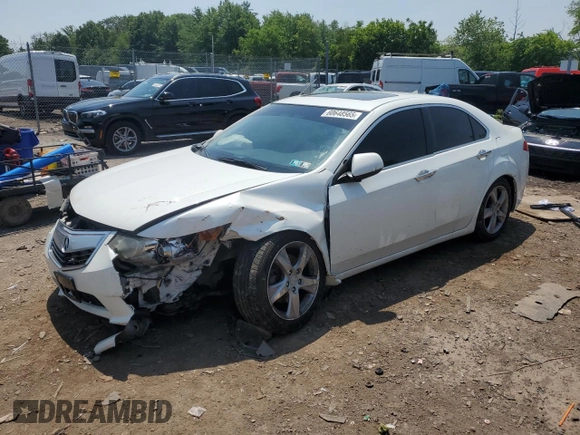 2012 Acura TSX with VIN JH4CU2F43CC014015, listed as a Copart auction lot 60648565 with 180,601 mi miles and Salvage title. Bid and sale history available at DreamBid. Image 1.