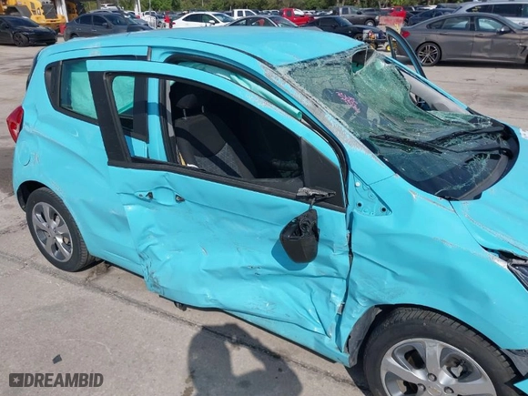 2021 Chevrolet Spark LS with VIN KL8CB6SA1MC227324, listed as a IAAI auction lot 41732107 with 44,739 mi miles. Bid and sale history available at carsss.com. Image 12.