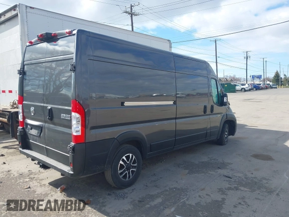 2023 Ram ProMaster Cargo with VIN 3C6LRVDG7PE547718, listed as a IAAI auction lot 41973977 with 34,178 mi miles. Bid and sale history available at carsss.com. Image 4.