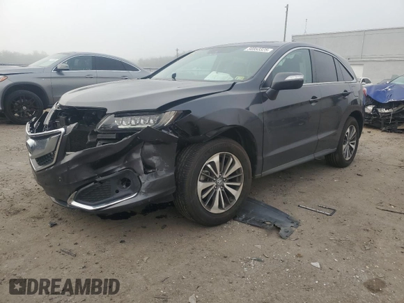 2016 Acura RDX Advance z VIN 5J8TB4H76GL010610, wystawiony jako Copart lot #56953325 z przebiegiem 44 220 mil mil oraz Szkoda całkowita • Salvage title. Historia ofert i sprzedaży dostępna na DreamBid. Obrazek 1.