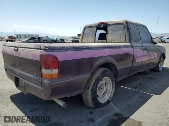 1993 Ford Ranger STX z VIN 1FTCR14U8PPA18186, wystawiony jako Copart lot #58465675 z przebiegiem 83 813 mil mil oraz Czysty tytuł • Clean title. Historia ofert i sprzedaży dostępna na DreamBid. Obrazek 3.