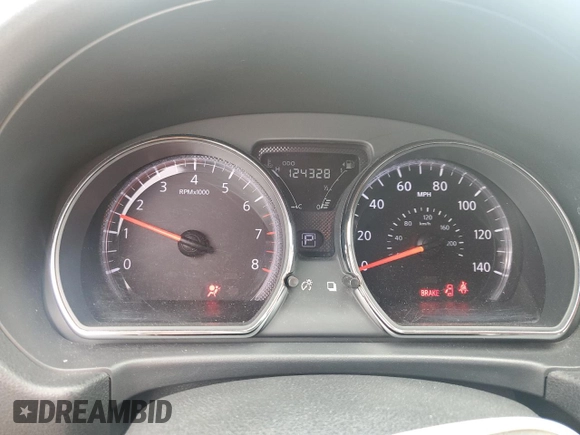 2015 Nissan Versa SV with VIN 3N1CN7APXFL831765, listed as a Copart auction lot 54522715 with 124,328 mi miles and Salvage title. Bid and sale history available at DreamBid. Image 9.