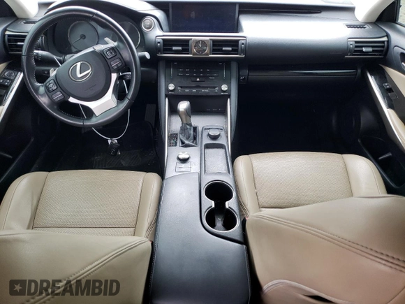 2017 Lexus IS with VIN JTHBA1D27H5049328, listed as a Copart auction lot 50242855 with 81,868 mi miles and Salvage Title. Bid and sale history available at carsss.com. Image 8.