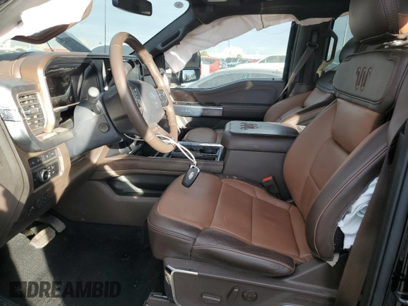 2024 Ford F-350 XL with VIN 1FT8W3DMXRED79167, listed as a Copart auction lot 84619434 with 15,711 mi miles and Salvage Title. Bid and sale history available at DreamBid. Image 7.