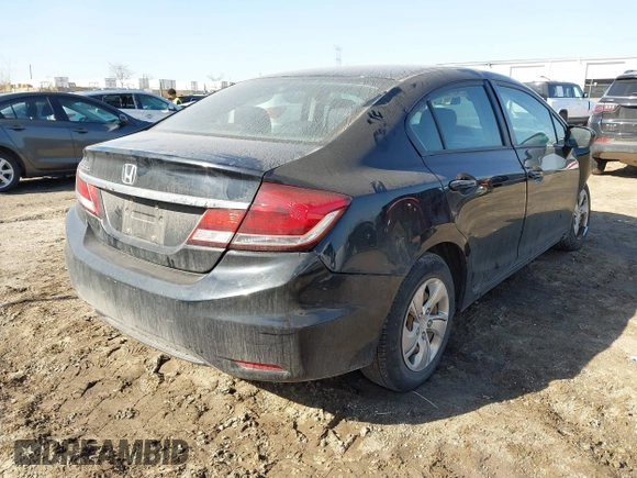 2014 Honda Civic Sedan LX with VIN 2HGFB2F5XEH544092, listed as a IAAI auction lot 41797824 with 73,079 mi miles. Bid and sale history available at carsss.com. Image 4.